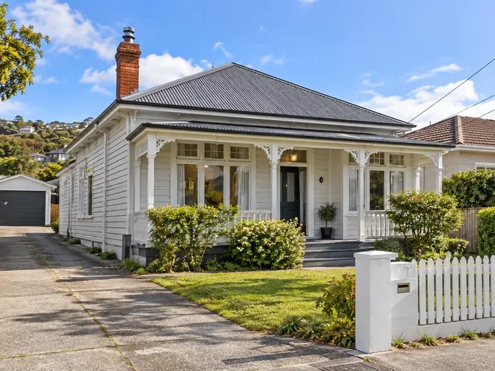 Bungalow with picket fence